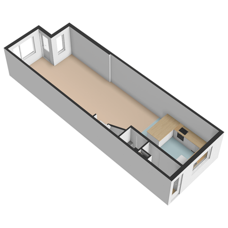 Floorplan - Dijkshoornseweg 30, 2635 EP Den Hoorn