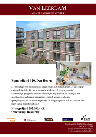 Brochure preview - brochure Egmondland 120, Den Hoorn.pdf
