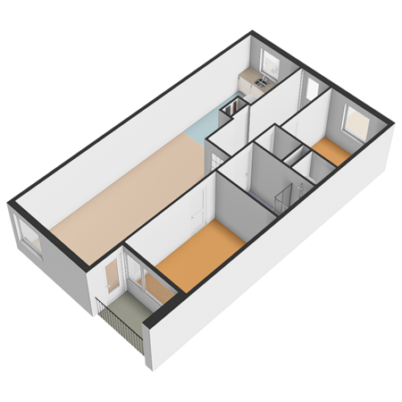 Floorplan - Fluitekruid 48, 2635 KT Den Hoorn