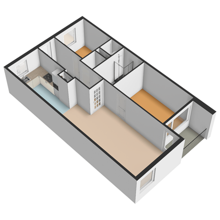 Floorplan - Fluitekruid 48, 2635 KT Den Hoorn