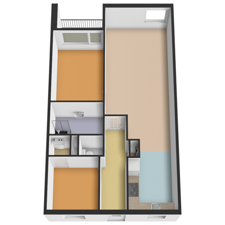 Floorplan - Fluitekruid 48, 2635 KT Den Hoorn