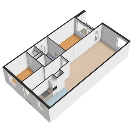 Floorplan - Fluitekruid 48, 2635 KT Den Hoorn