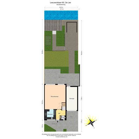 Floorplan - Leeuweriklaan 60, 2678 WN De Lier