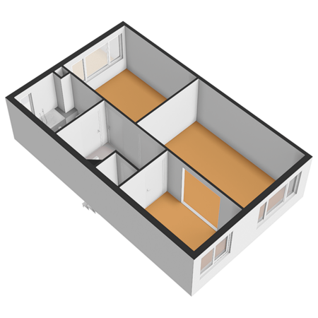 Floorplan - Leeuweriklaan 60, 2678 WN De Lier