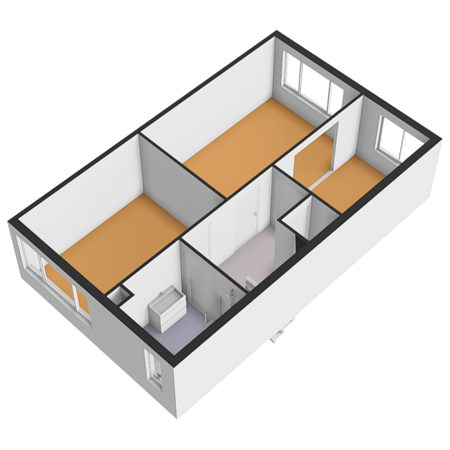 Floorplan - Leeuweriklaan 60, 2678 WN De Lier