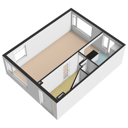 Floorplan - Koningin Emmalaan 20, 2635 HJ Den Hoorn