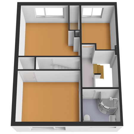Floorplan - Koningin Emmalaan 20, 2635 HJ Den Hoorn