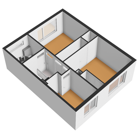 Floorplan - Koningin Emmalaan 20, 2635 HJ Den Hoorn