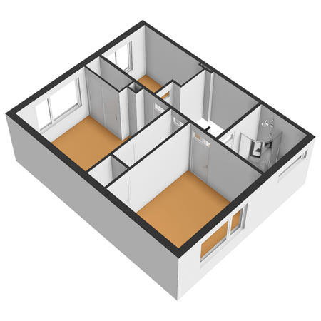 Floorplan - Koningin Emmalaan 20, 2635 HJ Den Hoorn