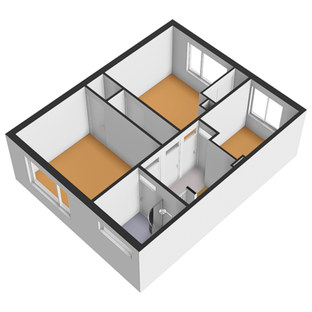 Floorplan - Koningin Emmalaan 20, 2635 HJ Den Hoorn