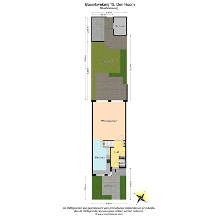 Floorplan - Boomkwekerij 15, 2635 KC Den Hoorn