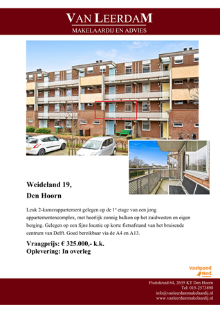Brochure preview - brochure Weideland 19, Den Hoorn.pdf