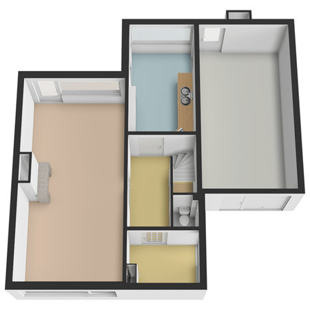 Floorplan - Schoolplein 8, 2636 GB Schipluiden