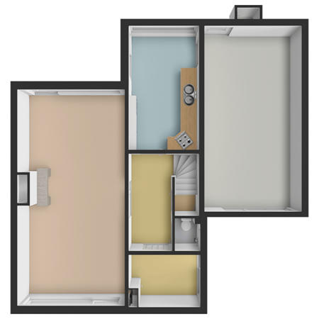 Floorplan - Schoolplein 8, 2636 GB Schipluiden