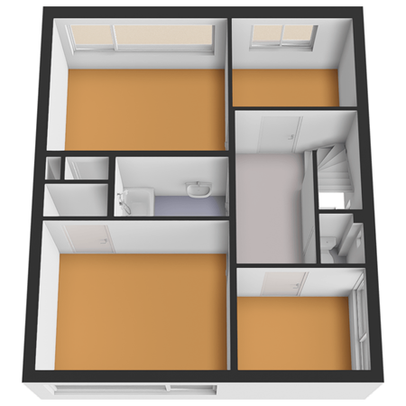 Floorplan - Schoolplein 8, 2636 GB Schipluiden