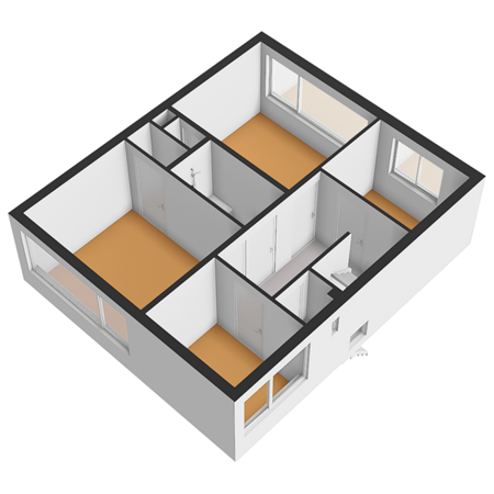 Floorplan - Schoolplein 8, 2636 GB Schipluiden