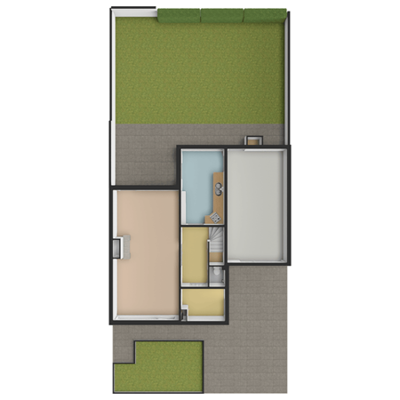 Floorplan - Schoolplein 8, 2636 GB Schipluiden