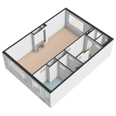 Floorplan - Koningin Julianaplein 14, 2635 HE Den Hoorn