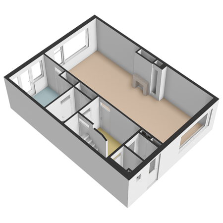 Floorplan - Koningin Julianaplein 14, 2635 HE Den Hoorn