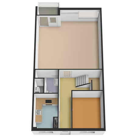 Floorplan - Leeuwenberg 20, 2635 GD Den Hoorn
