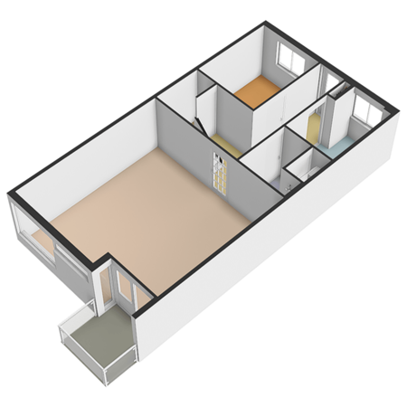 Floorplan - Leeuwenberg 20, 2635 GD Den Hoorn