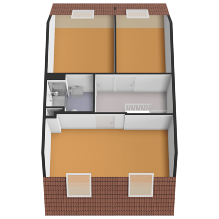 Floorplan - Leeuwenberg 20, 2635 GD Den Hoorn