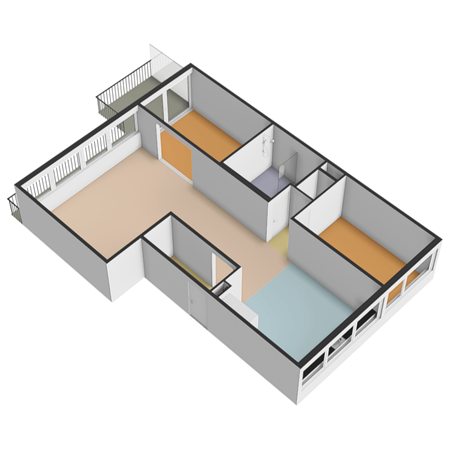 Floorplan - Aart van der Leeuwlaan 1004, 2624 LZ Delft