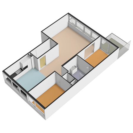 Floorplan - Aart van der Leeuwlaan 1004, 2624 LZ Delft