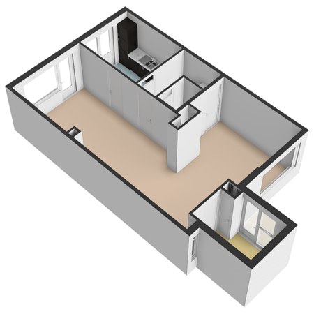 Floorplan - Holierhoek 24, 2636 EJ Schipluiden