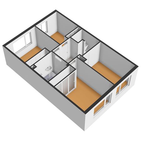 Floorplan - Holierhoek 24, 2636 EJ Schipluiden