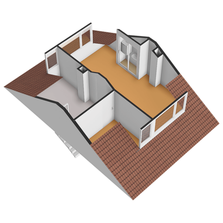 Floorplan - Holierhoek 24, 2636 EJ Schipluiden