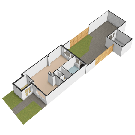 Floorplan - Holierhoek 24, 2636 EJ Schipluiden