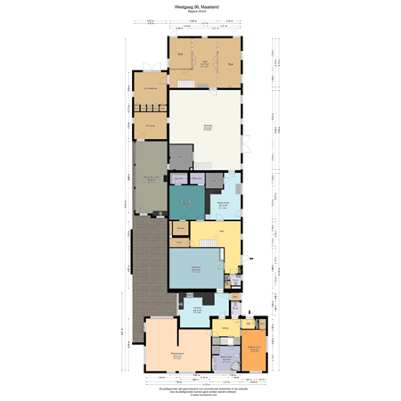 Floorplan - Westgaag 96, 3155 DJ Maasland