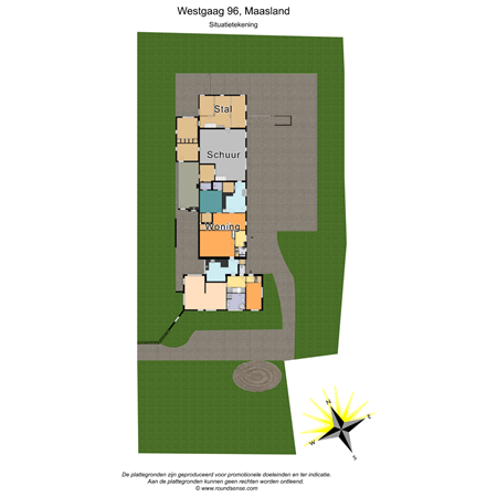 Floorplan - Westgaag 96, 3155 DJ Maasland