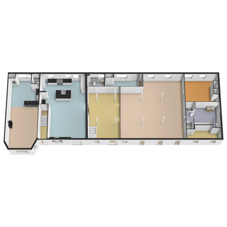 Floorplan - Westgaag 8B, 3155 DE Maasland
