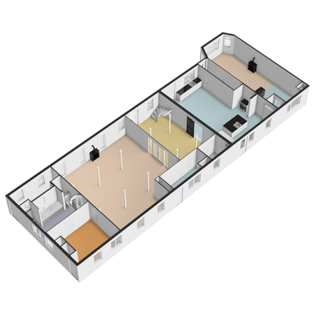 Floorplan - Westgaag 8B, 3155 DE Maasland