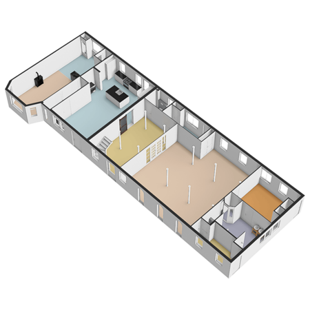 Floorplan - Westgaag 8B, 3155 DE Maasland