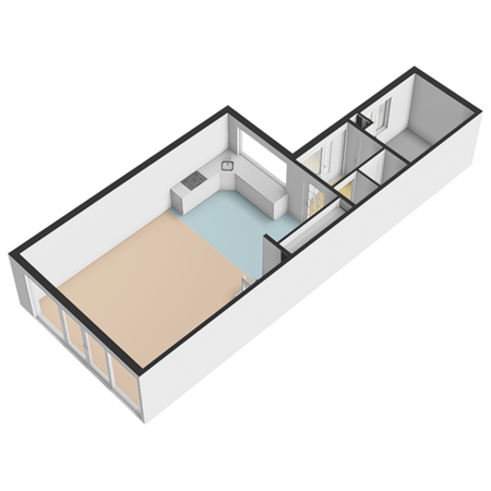 Floorplan - Gebbenlaan 16, 2625 KA Delft