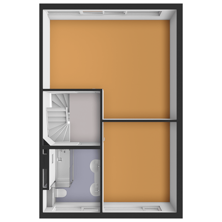 Floorplan - Gebbenlaan 16, 2625 KA Delft