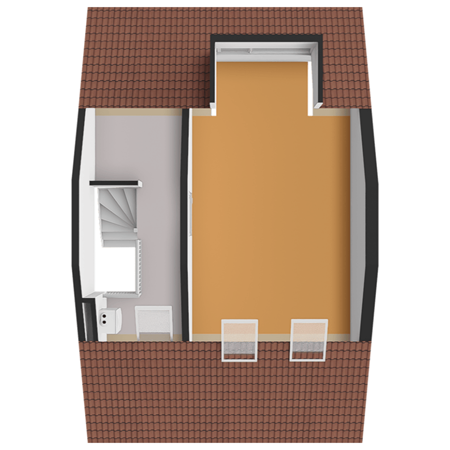 Floorplan - Gebbenlaan 16, 2625 KA Delft
