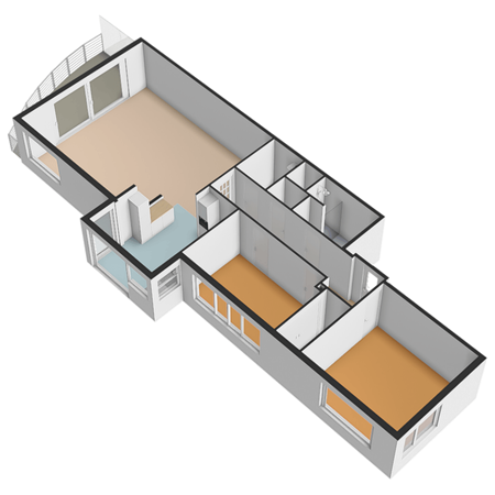 Floorplan - Parkzoom 247, 2614 TE Delft