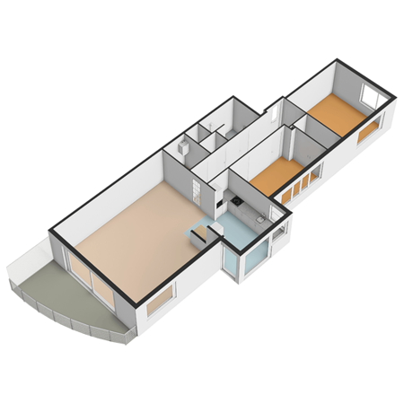 Floorplan - Parkzoom 247, 2614 TE Delft