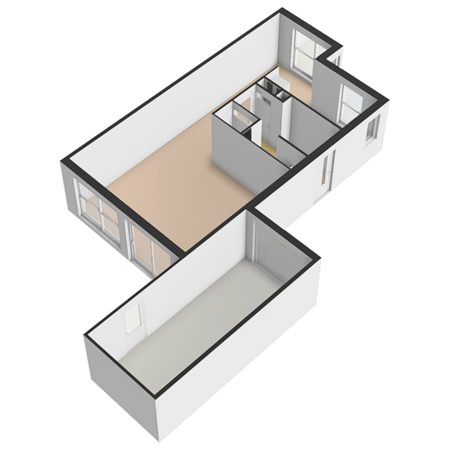 Floorplan - Bellefleur 35, 2635 ME Den Hoorn