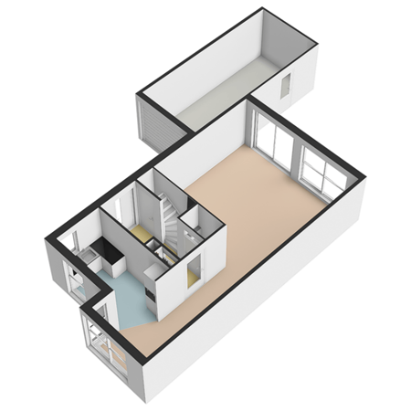 Floorplan - Bellefleur 35, 2635 ME Den Hoorn