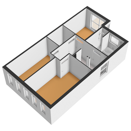 Floorplan - Bellefleur 35, 2635 ME Den Hoorn
