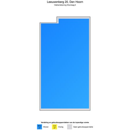 Floorplan - Leeuwenberg 20, 2635 GD Den Hoorn