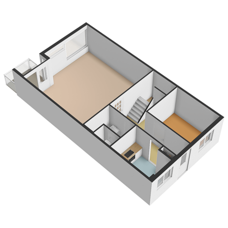 Floorplan - Leeuwenberg 20, 2635 GD Den Hoorn