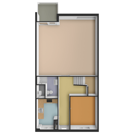 Floorplan - Leeuwenberg 20, 2635 GD Den Hoorn