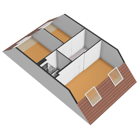 Floorplan - Leeuwenberg 20, 2635 GD Den Hoorn