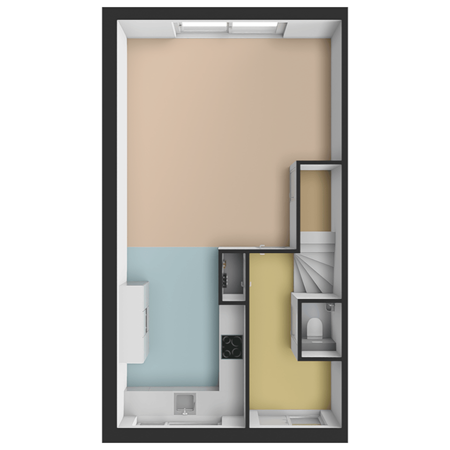 Floorplan - Lijsterbeslaan 78, 2612 VB Delft